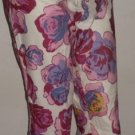 myhub - Beautiful Vintage Classic Retro Flora Long Ladies Pants White