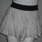 myhub - Vintage Ladies Lace Short Skirt above knee Length White