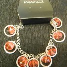 Red & silver bracelet