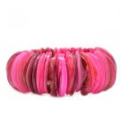 Pink stretchy bracelet