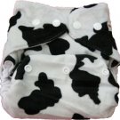 One Size Minky Pocket Diaper (free 2 inserts)
