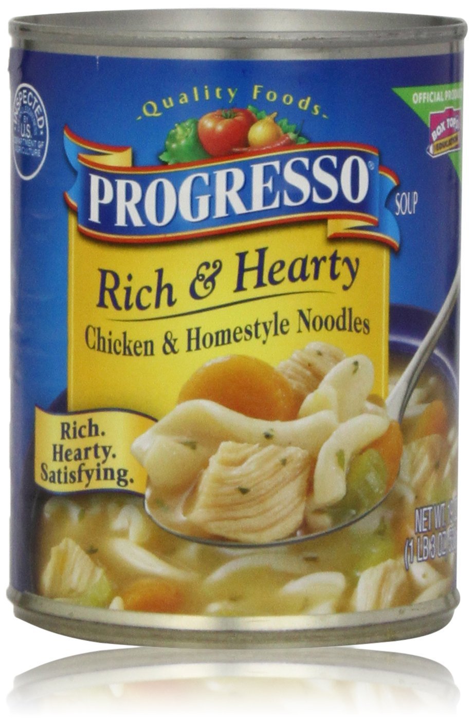 Progresso Rich & Hearty Soup, Chicken & Homestyle Noodles, 19 Oz