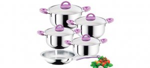 9pcs stainless steel cookware S-004