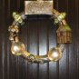 Cozy Welcome Theme. This unique Lucia Wreath warms any home -Fabulous Wall Decor