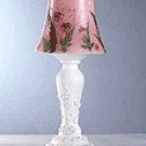 Dried Flowers Candle Lamp