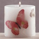 Butterfly & Flowers Scented Candle