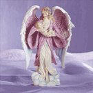 Angel Holding Baby Figurine