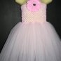 CUSTOM -you choose colors- | youth girls tutu dress 6" crochet top [knee length]