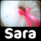 SARA | TODDLER girls BOWS 'n BLING tutu
