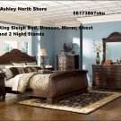 Ashley North Shore King Sleigh Bedroom Set