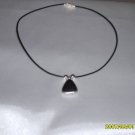 Single Pendant on Leather Cord
