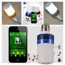 Wireless Bluetooth V4.0 Audio Speaker Music Player In-Ceiling/wall Bulb E27 LED