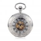 Mechanical pocket watch, Double Hunter,skeleton style with two opening covers.