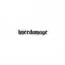Knee Damage 14" Die-Cut Logo 2pk