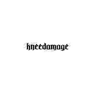 Knee Damage 14" Die-Cut Logo 2pk