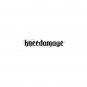 Knee Damage 14" Die-Cut Logo 2pk