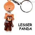 Lesser Panda Handmade Leather Animals Keychain *VANCA*  Made in Japan #56211