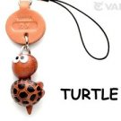 turtle Leather Fish/Sea Animal Mobile/Cell Phone Charm*VANCA*Made in Japan#46319
