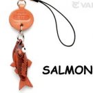 Salmon Leather Fish/Sea Animal Mobile Phone Charm *VANCA* Made in Japan #46308