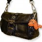 Violin Handmade Leather Goods Keychain Bag Charm *VANCA* Made in Japan #26021