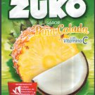 Zuko Pina Colada Powdered Drink Mix, Packets Make 2 Liters (Pack of 12)