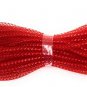 Red Metallic Deco Mesh Craft Tubing Ribbon 15 Yards (Pack of 4)