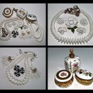 Signed Miriam Haskell, Demario Vintage Costume Jewelry Designer Estate Collection