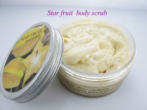 Star fruit body scrub cream