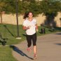 Running Heart Workout V Neck Woman Shirt tee