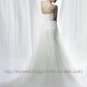 Cheap A line lace wedding dress