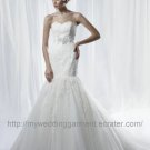 Mermaid lace wedding dress