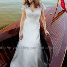 Short Sleeve Lace Wedding Dress