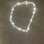 Pink and Grey bead link bracelet