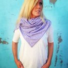 SOLD OUT-Handmade Multiplicity Snap Scarf- Rhapsody (Violet/Grey)