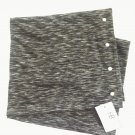 SOLD OUT-Handmade Multiplicity Snap Scarf- Coal
