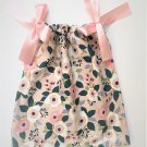 BLUSH FLOWER- Handmade Infant/Toddler Dress/Blouse  SIZE:6-12MO