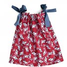 MARYLAND- Handmade Infant/Toddler Dress/Blouse    SIZE:6-12MO