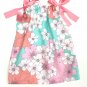 TEAL FLOWER- Handmade Infant/Toddler Dress/Blouse    SIZE: 18-24MO