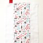 RED WHITE BLU TRIANGE- Handmade Burp Cloth/Cloth Diaper