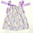 LILAC FLOWERS- Handmade Infant/Toddler Dress/Blouse   SIZE: 12-18MO