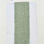 GREEN WHT POLKA DOT- Handmade Burp Cloth/Cloth Diaper     ONE SIZE
