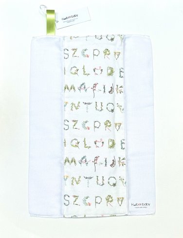 GARDEN ABCs- Handmade Burp Cloth/Cloth Diaper     ONE SIZE