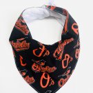 ORIOLES- Handmade Bandana Bib                 SIZE: ONE SIZE