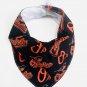 ORIOLES- Handmade Bandana Bib                 SIZE: ONE SIZE