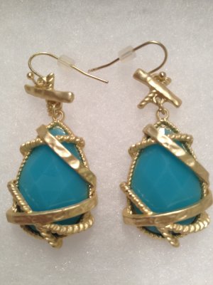 Gold Wrapped Earrings