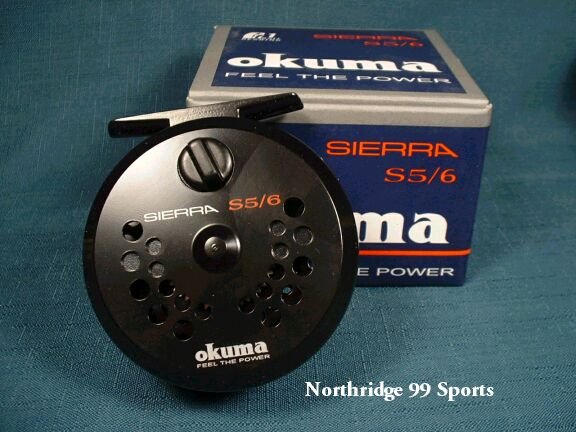 Okuma Sierra Aluminum Fly Reel Model S5/6 NIB