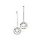 3/8 ct tw Concentric Circles Diamond Earrings