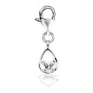 Bfly CZ Birthstone Charm