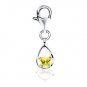Bfly CZ Birthstone Charm