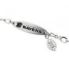Baltimore Ravens Oval ID Bracelet